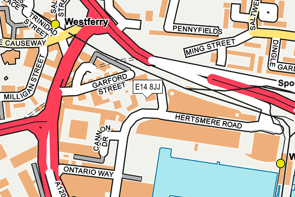 E14 8JJ map - OS OpenMap – Local (Ordnance Survey) E14 8JJ map - OS OpenMap – Local (Ordnance Survey)