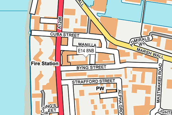 E14 8NB map - OS OpenMap – Local (Ordnance Survey) E14 8NB map - OS OpenMap – Local (Ordnance Survey)