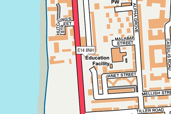 E14 8NH map - OS OpenMap – Local (Ordnance Survey) E14 8NH map - OS OpenMap – Local (Ordnance Survey)