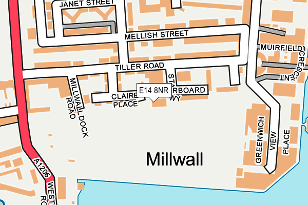 E14 8NR map - OS OpenMap – Local (Ordnance Survey) E14 8NR map - OS OpenMap – Local (Ordnance Survey)
