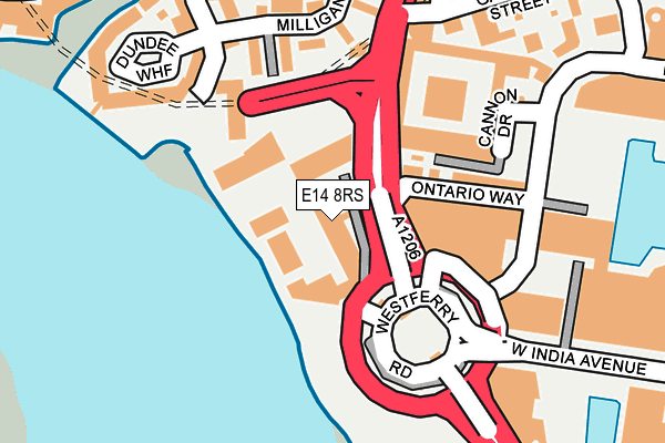 E14 8RS map - OS OpenMap – Local (Ordnance Survey) E14 8RS map - OS OpenMap – Local (Ordnance Survey)