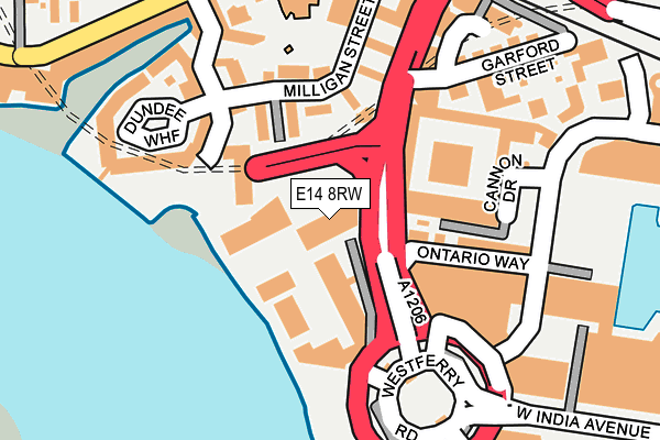 E14 8RW map - OS OpenMap – Local (Ordnance Survey) E14 8RW map - OS OpenMap – Local (Ordnance Survey)