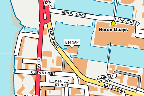 E14 9AP map - OS OpenMap – Local (Ordnance Survey) E14 9AP map - OS OpenMap – Local (Ordnance Survey)