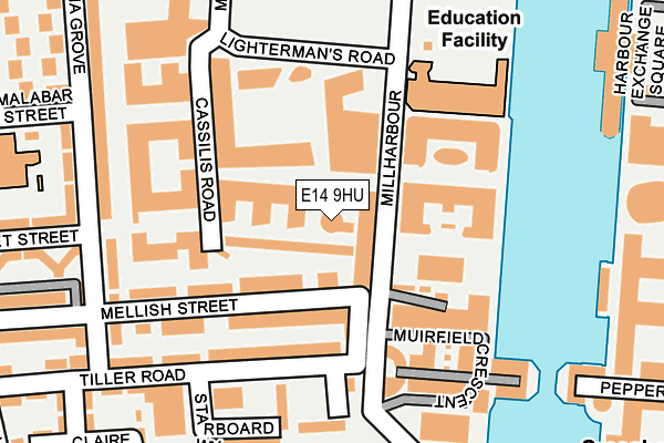 E14 9HU map - OS OpenMap – Local (Ordnance Survey) E14 9HU map - OS OpenMap – Local (Ordnance Survey)