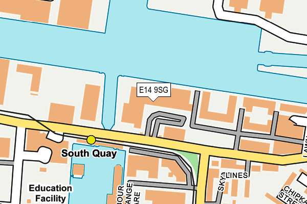 E14 9SG map - OS OpenMap – Local (Ordnance Survey) E14 9SG map - OS OpenMap – Local (Ordnance Survey)