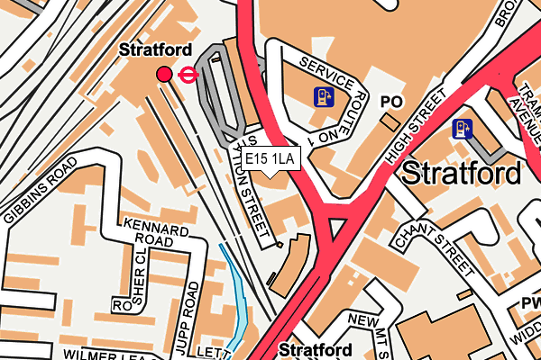E15 1LA map - OS OpenMap – Local (Ordnance Survey) E15 1LA map - OS OpenMap – Local (Ordnance Survey)