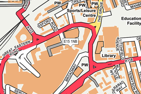 E15 1NB map - OS OpenMap – Local (Ordnance Survey) E15 1NB map - OS OpenMap – Local (Ordnance Survey)