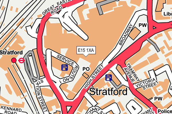 E15 1XA map - OS OpenMap – Local (Ordnance Survey) E15 1XA map - OS OpenMap – Local (Ordnance Survey)