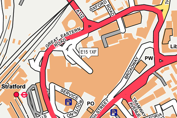 E15 1XF map - OS OpenMap – Local (Ordnance Survey) E15 1XF map - OS OpenMap – Local (Ordnance Survey)