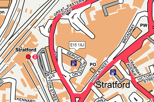 E15 1XJ map - OS OpenMap – Local (Ordnance Survey) E15 1XJ map - OS OpenMap – Local (Ordnance Survey)