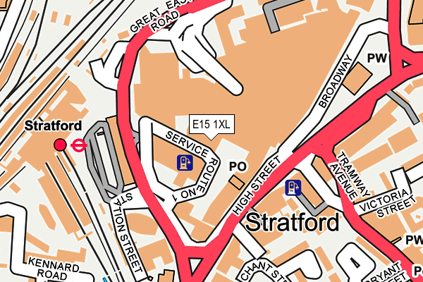 E15 1XL map - OS OpenMap – Local (Ordnance Survey) E15 1XL map - OS OpenMap – Local (Ordnance Survey)