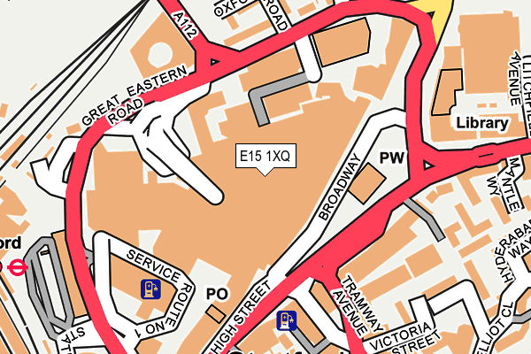 E15 1XQ map - OS OpenMap – Local (Ordnance Survey) E15 1XQ map - OS OpenMap – Local (Ordnance Survey)
