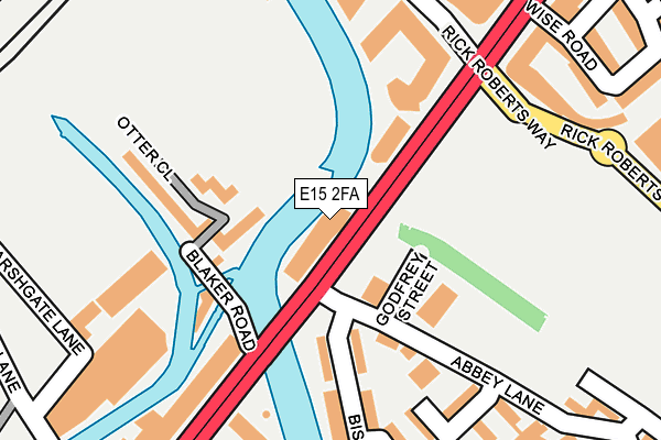 E15 2FA map - OS OpenMap – Local (Ordnance Survey) E15 2FA map - OS OpenMap – Local (Ordnance Survey)