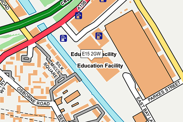 E15 2GW map - OS OpenMap – Local (Ordnance Survey) E15 2GW map - OS OpenMap – Local (Ordnance Survey)