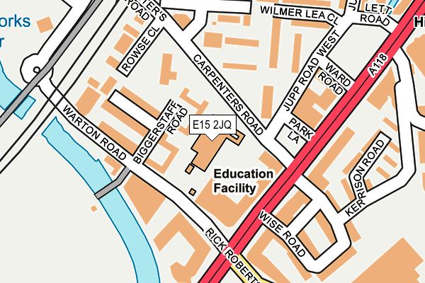 E15 2JQ map - OS OpenMap – Local (Ordnance Survey) E15 2JQ map - OS OpenMap – Local (Ordnance Survey)