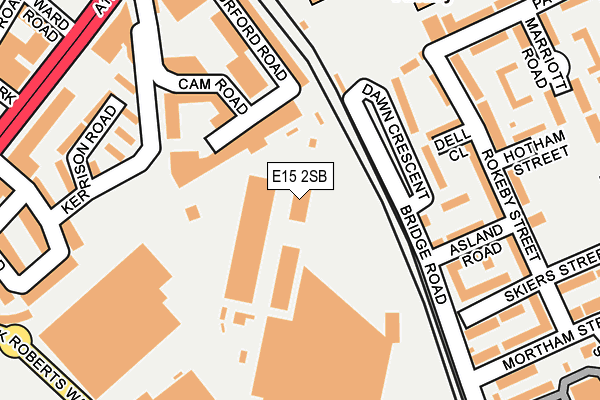 E15 2SB map - OS OpenMap – Local (Ordnance Survey) E15 2SB map - OS OpenMap – Local (Ordnance Survey)
