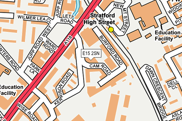 E15 2SN map - OS OpenMap – Local (Ordnance Survey) E15 2SN map - OS OpenMap – Local (Ordnance Survey)