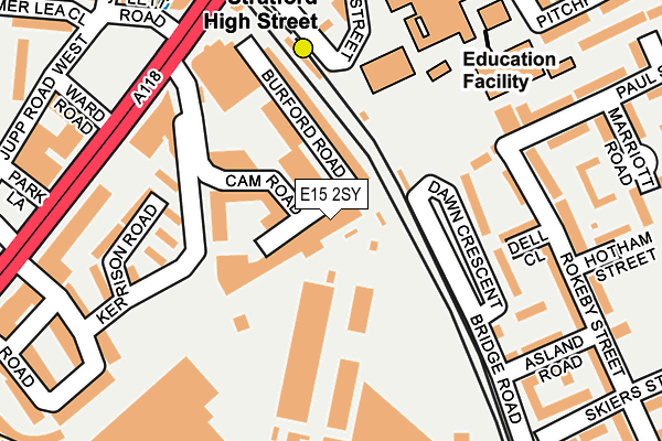 E15 2SY map - OS OpenMap – Local (Ordnance Survey) E15 2SY map - OS OpenMap – Local (Ordnance Survey)