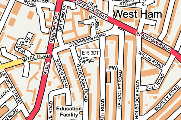 E15 3DT map - OS OpenMap – Local (Ordnance Survey) E15 3DT map - OS OpenMap – Local (Ordnance Survey)