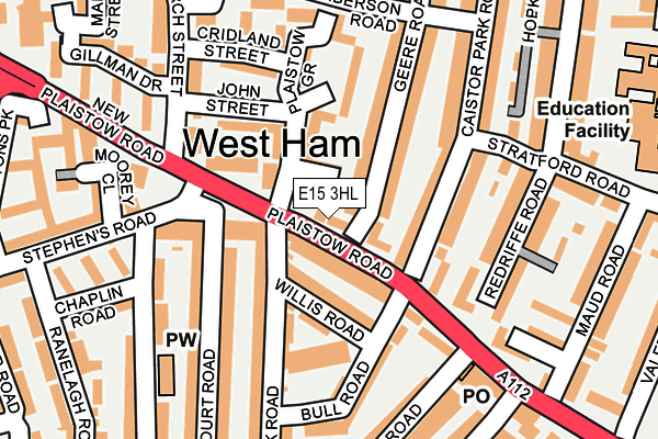 E15 3HL map - OS OpenMap – Local (Ordnance Survey) E15 3HL map - OS OpenMap – Local (Ordnance Survey)