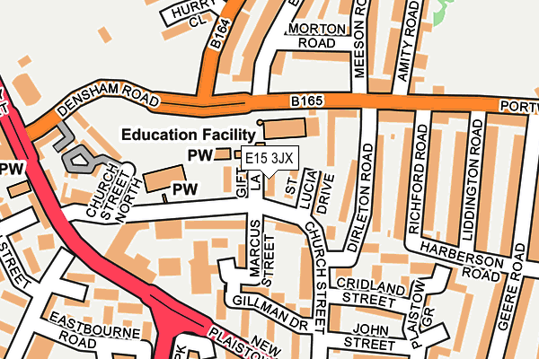 E15 3JX map - OS OpenMap – Local (Ordnance Survey) E15 3JX map - OS OpenMap – Local (Ordnance Survey)