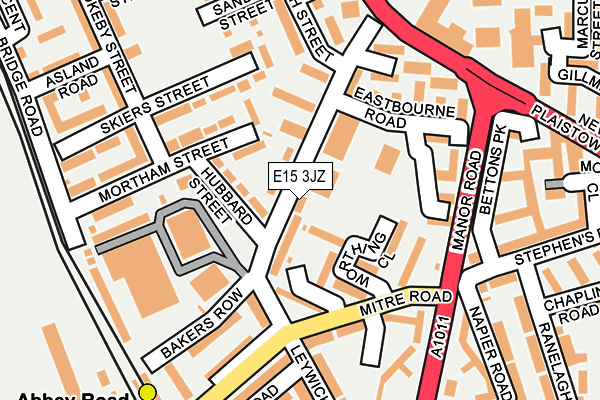 E15 3JZ map - OS OpenMap – Local (Ordnance Survey) E15 3JZ map - OS OpenMap – Local (Ordnance Survey)
