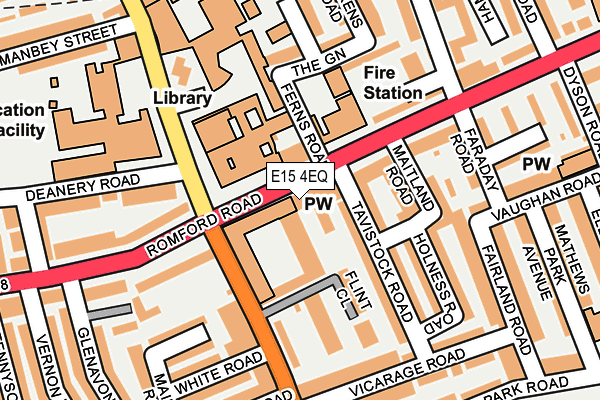E15 4EQ map - OS OpenMap – Local (Ordnance Survey) E15 4EQ map - OS OpenMap – Local (Ordnance Survey)