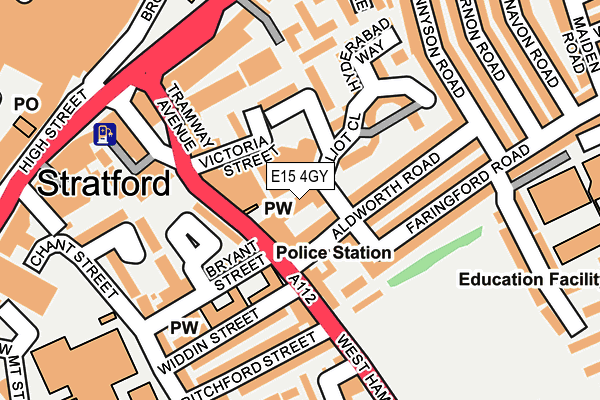 E15 4GY map - OS OpenMap – Local (Ordnance Survey) E15 4GY map - OS OpenMap – Local (Ordnance Survey)