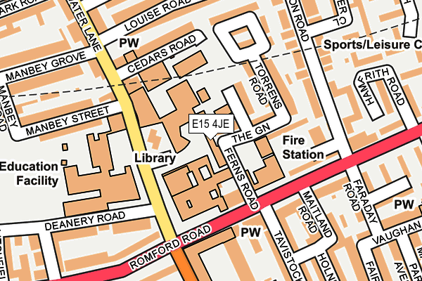 E15 4JE map - OS OpenMap – Local (Ordnance Survey) E15 4JE map - OS OpenMap – Local (Ordnance Survey)