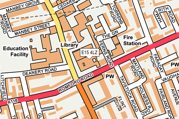 E15 4LZ map - OS OpenMap – Local (Ordnance Survey) E15 4LZ map - OS OpenMap – Local (Ordnance Survey)