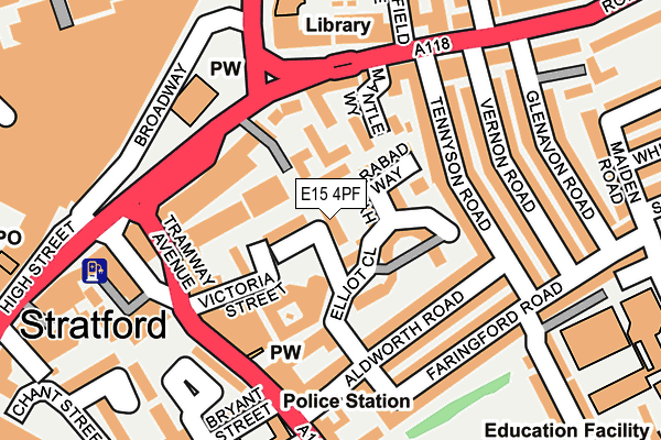 E15 4PF map - OS OpenMap – Local (Ordnance Survey) E15 4PF map - OS OpenMap – Local (Ordnance Survey)