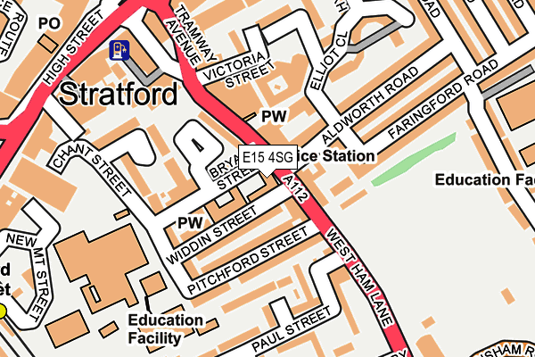 E15 4SG map - OS OpenMap – Local (Ordnance Survey) E15 4SG map - OS OpenMap – Local (Ordnance Survey)