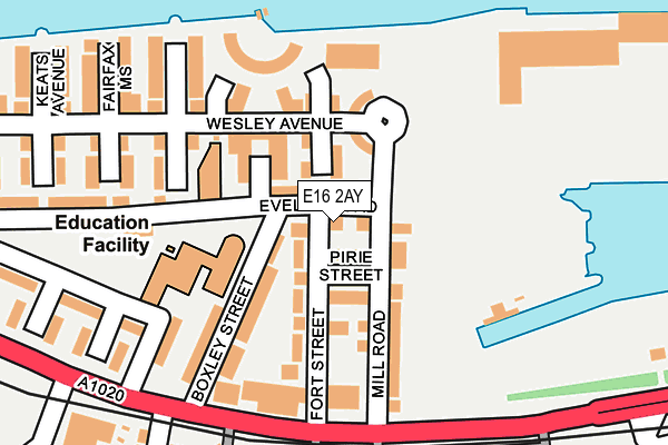 E16 2AY map - OS OpenMap – Local (Ordnance Survey) E16 2AY map - OS OpenMap – Local (Ordnance Survey)