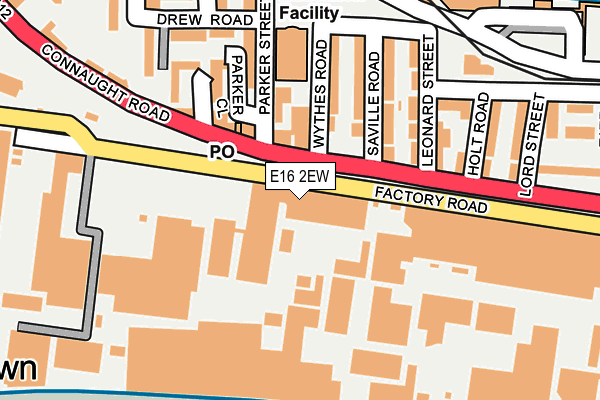 E16 2EW map - OS OpenMap – Local (Ordnance Survey) E16 2EW map - OS OpenMap – Local (Ordnance Survey)