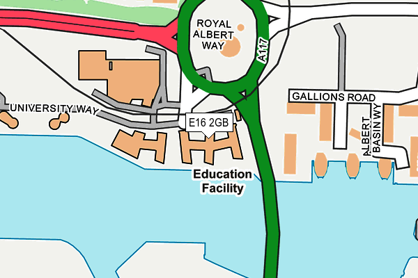 E16 2GB map - OS OpenMap – Local (Ordnance Survey) E16 2GB map - OS OpenMap – Local (Ordnance Survey)