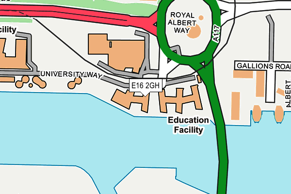 E16 2GH map - OS OpenMap – Local (Ordnance Survey) E16 2GH map - OS OpenMap – Local (Ordnance Survey)