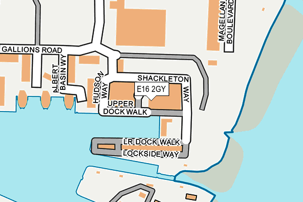 E16 2GY map - OS OpenMap – Local (Ordnance Survey) E16 2GY map - OS OpenMap – Local (Ordnance Survey)