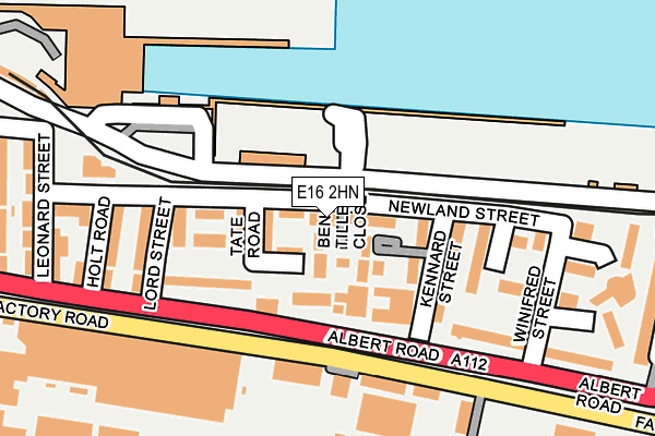 E16 2HN map - OS OpenMap – Local (Ordnance Survey) E16 2HN map - OS OpenMap – Local (Ordnance Survey)