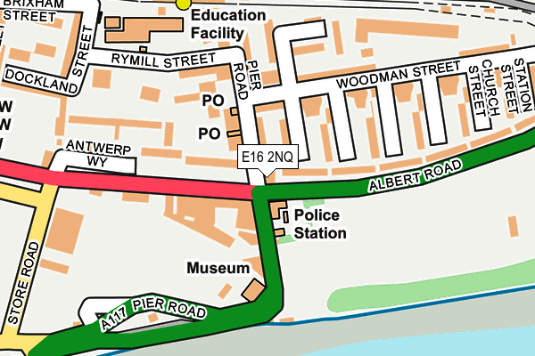 E16 2NQ map - OS OpenMap – Local (Ordnance Survey) E16 2NQ map - OS OpenMap – Local (Ordnance Survey)