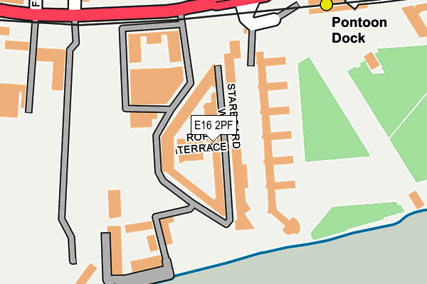 E16 2PF map - OS OpenMap – Local (Ordnance Survey) E16 2PF map - OS OpenMap – Local (Ordnance Survey)