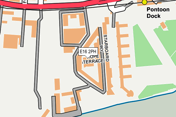 E16 2PH map - OS OpenMap – Local (Ordnance Survey) E16 2PH map - OS OpenMap – Local (Ordnance Survey)