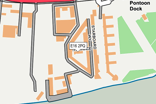 E16 2PQ map - OS OpenMap – Local (Ordnance Survey) E16 2PQ map - OS OpenMap – Local (Ordnance Survey)