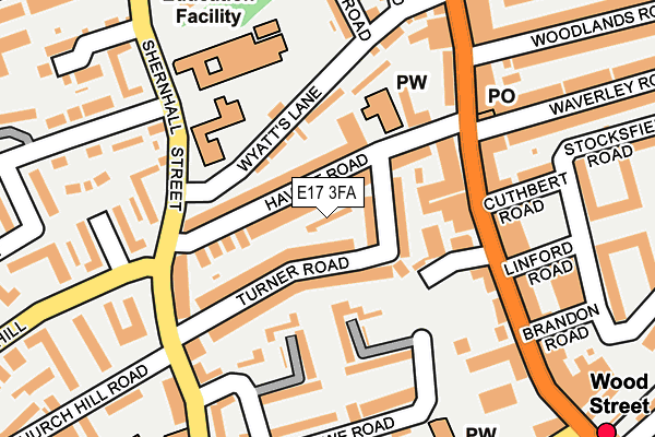 E17 3FA map - OS OpenMap – Local (Ordnance Survey) E17 3FA map - OS OpenMap – Local (Ordnance Survey)