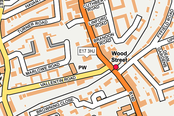 E17 3HJ map - OS OpenMap – Local (Ordnance Survey) E17 3HJ map - OS OpenMap – Local (Ordnance Survey)