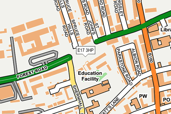 E17 3HP map - OS OpenMap – Local (Ordnance Survey) E17 3HP map - OS OpenMap – Local (Ordnance Survey)