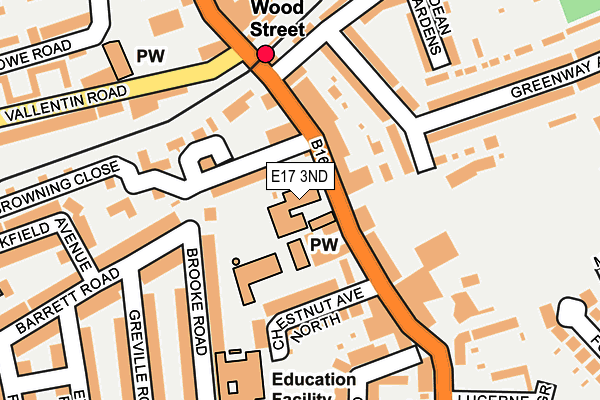 E17 3ND map - OS OpenMap – Local (Ordnance Survey) E17 3ND map - OS OpenMap – Local (Ordnance Survey)