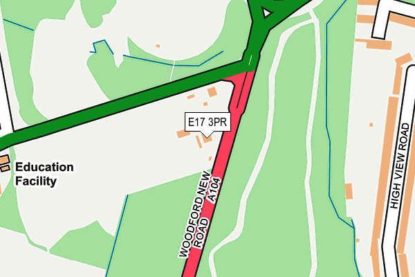 E17 3PR map - OS OpenMap – Local (Ordnance Survey) E17 3PR map - OS OpenMap – Local (Ordnance Survey)