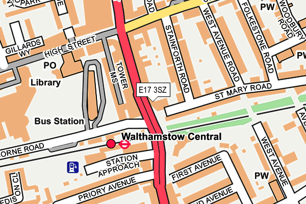 E17 3SZ map - OS OpenMap – Local (Ordnance Survey) E17 3SZ map - OS OpenMap – Local (Ordnance Survey)