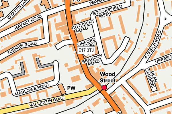 E17 3TJ map - OS OpenMap – Local (Ordnance Survey) E17 3TJ map - OS OpenMap – Local (Ordnance Survey)