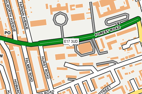 E17 3UD map - OS OpenMap – Local (Ordnance Survey) E17 3UD map - OS OpenMap – Local (Ordnance Survey)